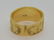14k Gold Good Luck Band Ring - 5