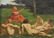 Gustaaf Vanaise Figures in a Landscape O/B - 2