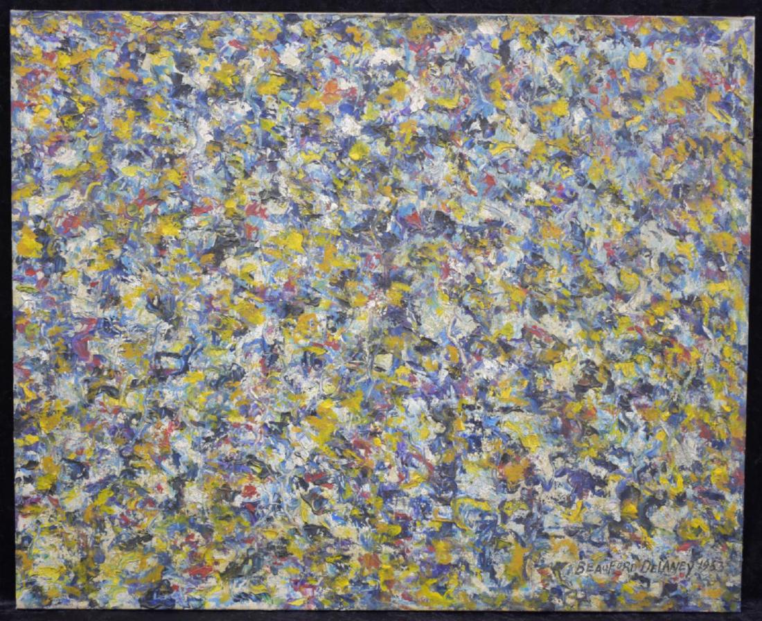 Beauford Delaney Abstract Expressionist O/C (1 of 11)