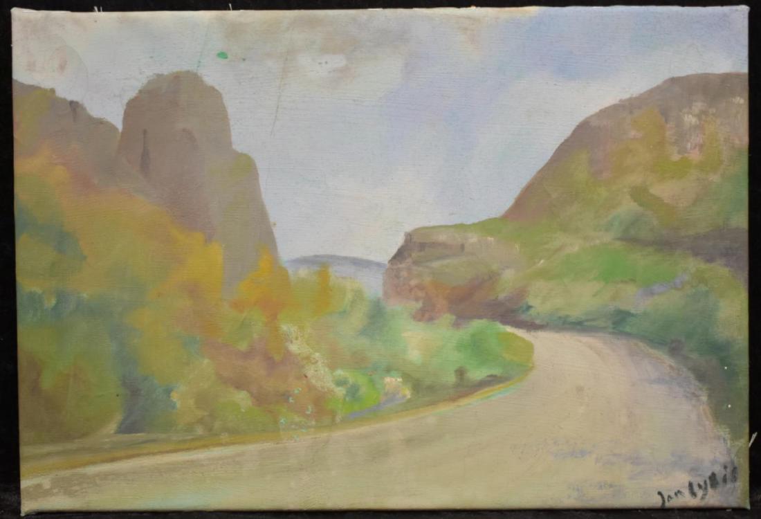 Jan Cybis Post-Impressionist Landscape O/C (1 of 8)