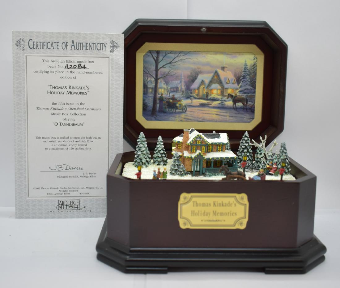 Thomas Kinkade's Holiday MemoriesMusic Box May 11, 2019 JD's