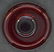 Steuben Ruby Red Glass Cup and Saucer Set - 4