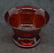 Steuben Ruby Red Glass Cup and Saucer Set - 8