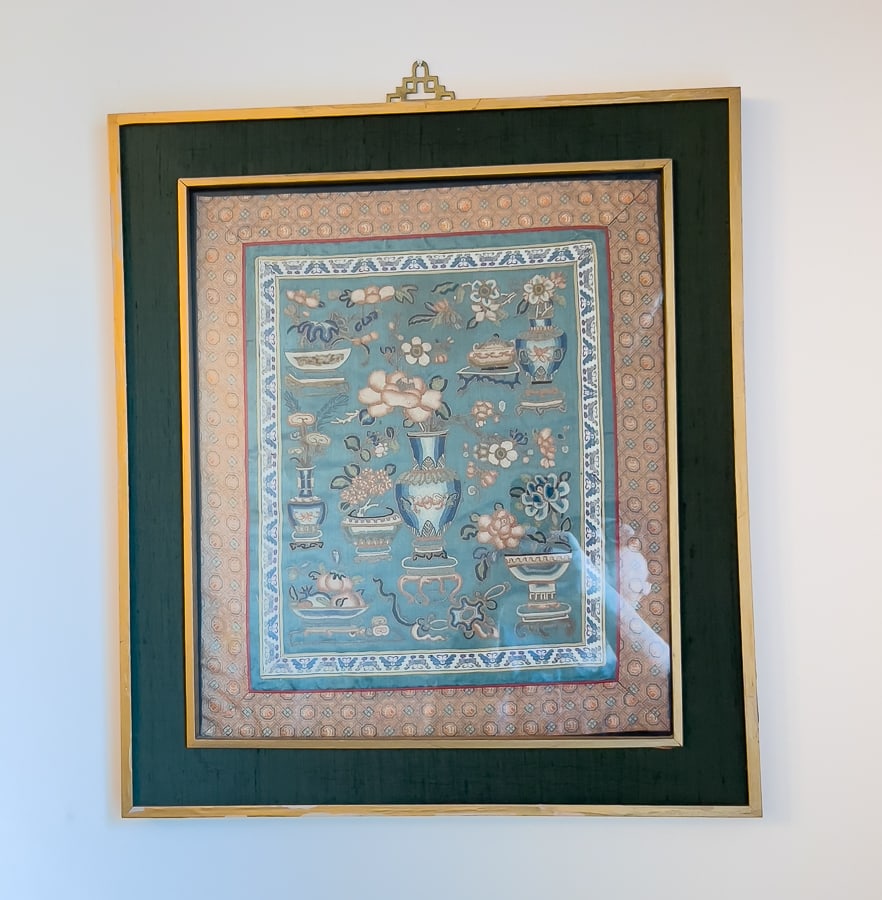 Framed Chinese Embroidery on Silk (1 of 4)