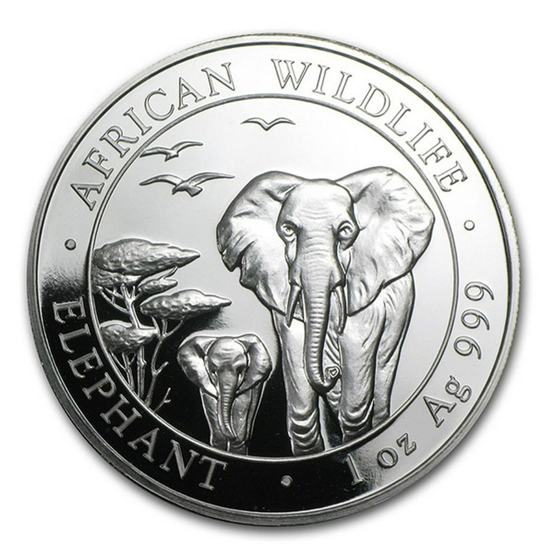 Somalia 1 oz Silver Elephant 2015: Somalia 1 oz Silver Elephant 2015 -- Somalia 1 oz Silver Elephant 2015 #21ST81513
