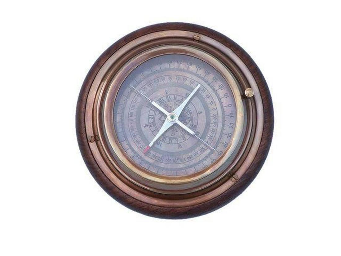 Antique Brass Directional Desktop Compass 6in.: Antique Brass Directional Desktop Compass 6in. -- Antique Brass Directional Desktop Compass 6in. #21ST14044