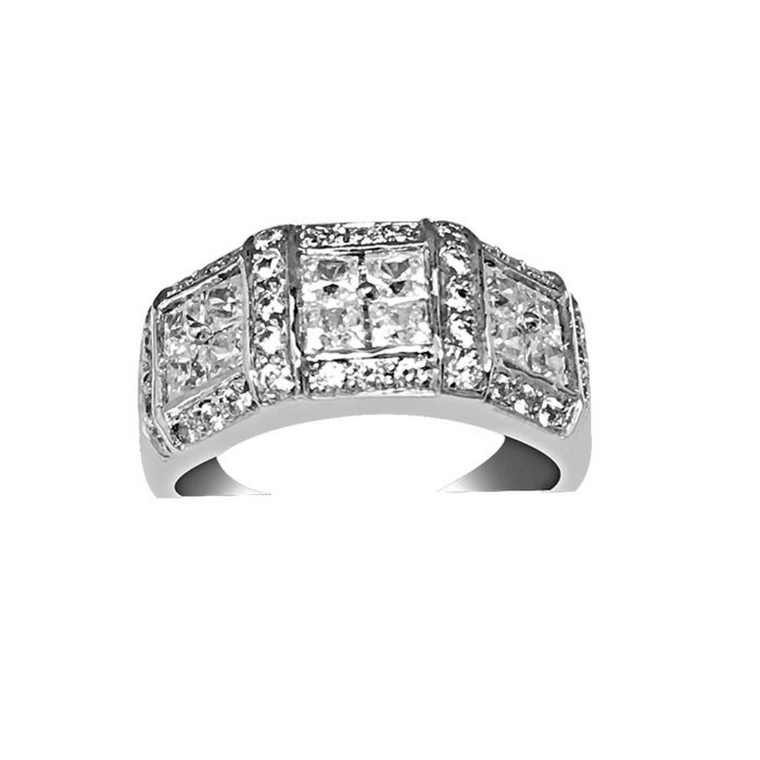 1.68 CTW DIAMOND RING IN 14K WHITE GOLD G-H/SI1-SI2: 1.68 CTW DIAMOND RING IN 14K WHITE GOLD G-H/SI1-SI2 -- 1.68 CTW DIAMOND RING IN 14K WHITE GOLD G-H/SI1-SI2 #21ST19267
