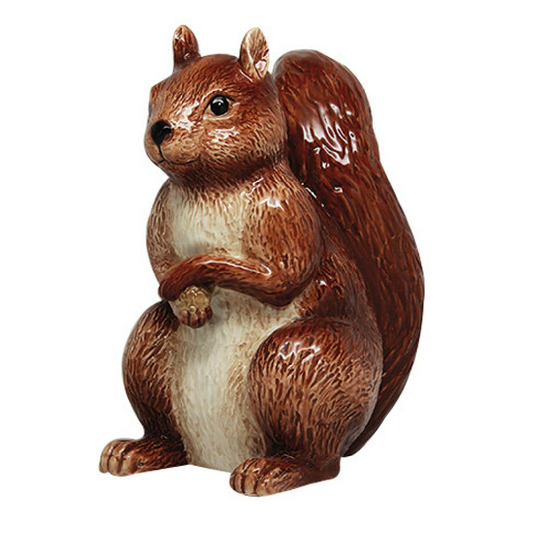 SQUIRREL BANK: SQUIRREL BANK -- H: 6in.Ceramic #21ST14803