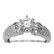 1.09 CTW DIAMOND RING IN 14K WHITE GOLD G-H/SI1-SI2 CEN