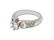 1.09 CTW DIAMOND RING IN 14K WHITE GOLD G-H/SI1-SI2 CEN - 2