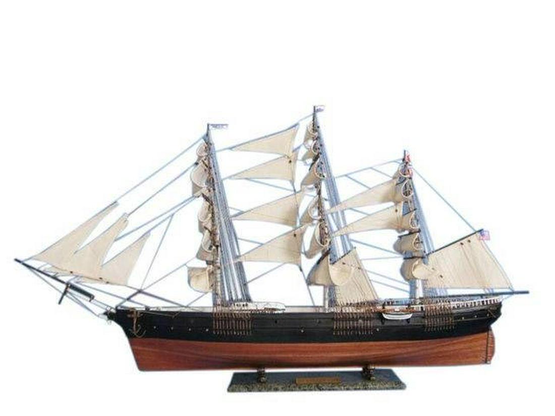 Wooden Flying Fish Tall Model Ship Limited 50in.: Wooden Flying Fish Tall Model Ship Limited 50in. -- useum-quality features and finely-crafted details capture the spirit and pride of the?Flying Fish?in this?Limited?Edition?scale replica tall ships m