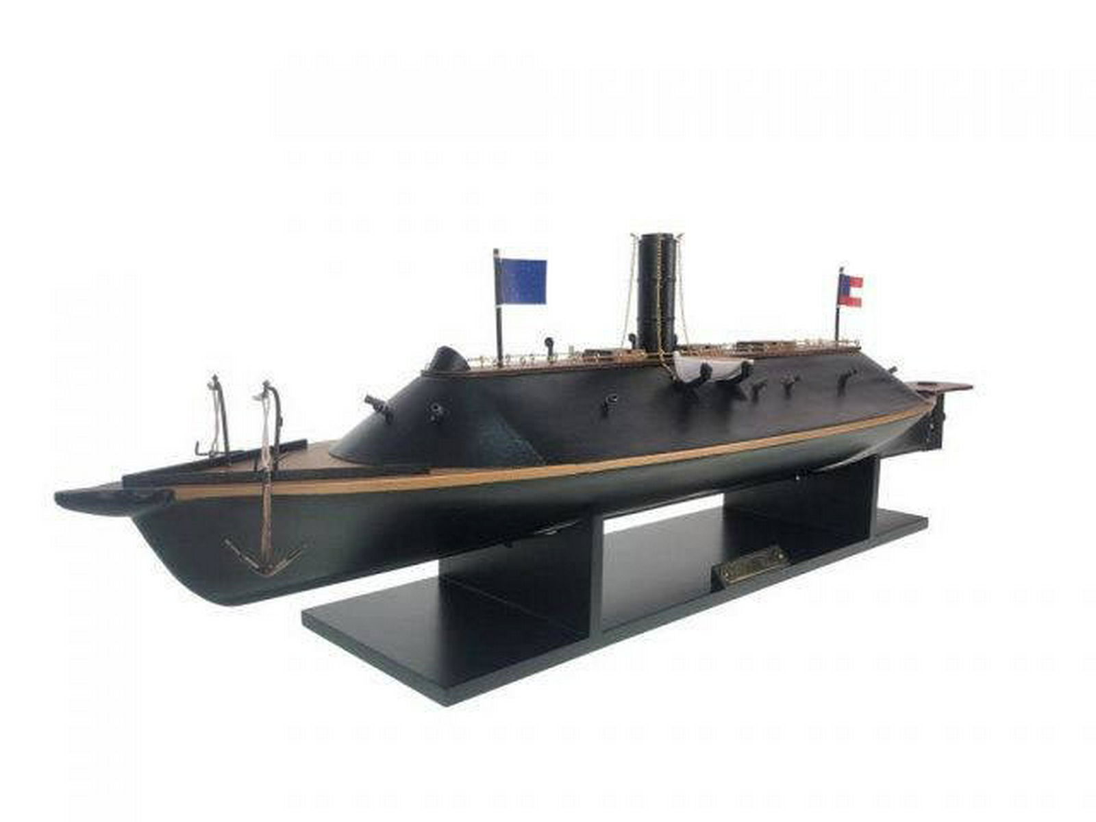 CSS Virginia Limited Model Ship 34in.: CSS Virginia Limited Model Ship 34in. -- This museum-quality scale Civil War replica of one of history?s most famous warships produced as?Limited?Edition?ironclad models of the famous?CSS?Virginia are