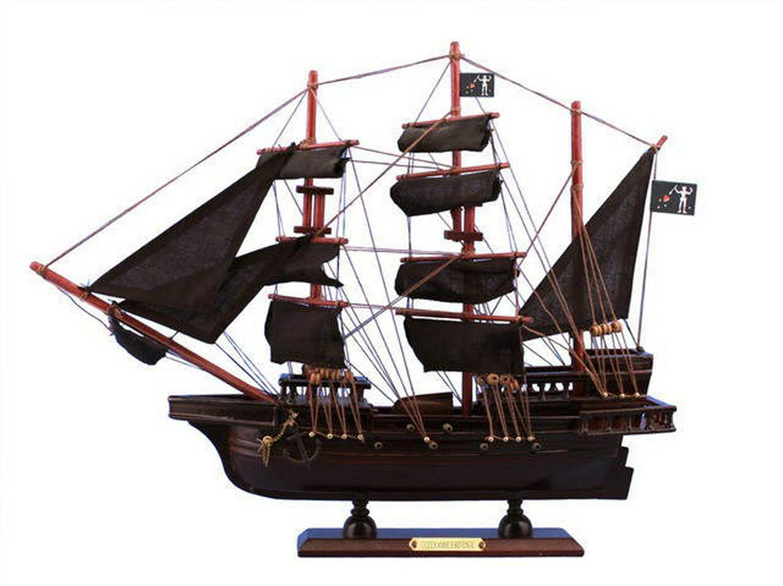 Wooden Blackbeards Queen Annes Revenge Model Pirate Shi: Wooden Blackbeards Queen Annes Revenge Model Pirate Ship 15in. -- Wooden Blackbeards Queen Annes Revenge Model Pirate Ship 15in. #21ST13835