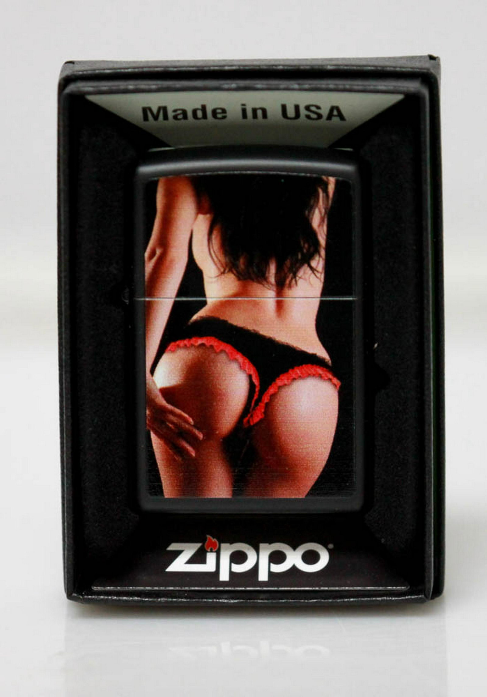 SEXY BACK GENUINE ZIPPO LIGHTER MADE IN U.S.A: SEXY BACK GENUINE ZIPPO LIGHTER MADE IN U.S.A -- SEXY BACK GENUINE ZIPPO WINDPROOF LIGHTER MADE IN U.S.A #21ST69670