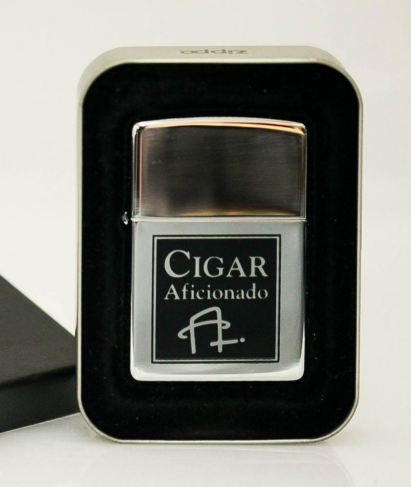 COLLECTIBLE GENUINE ZIPPO LIGHTER CIGAR AFICIANADO MADE: COLLECTIBLE GENUINE ZIPPO LIGHTER CIGAR AFICIANADO MADE -- COLLECTIBLE GENUINE ZIPPO LIGHTER CIGAR AFICIANADO MADE IN U.S.A NO LONGER AVAILABLE HIGHLY COLLECTIBLE ITEM #21ST15896