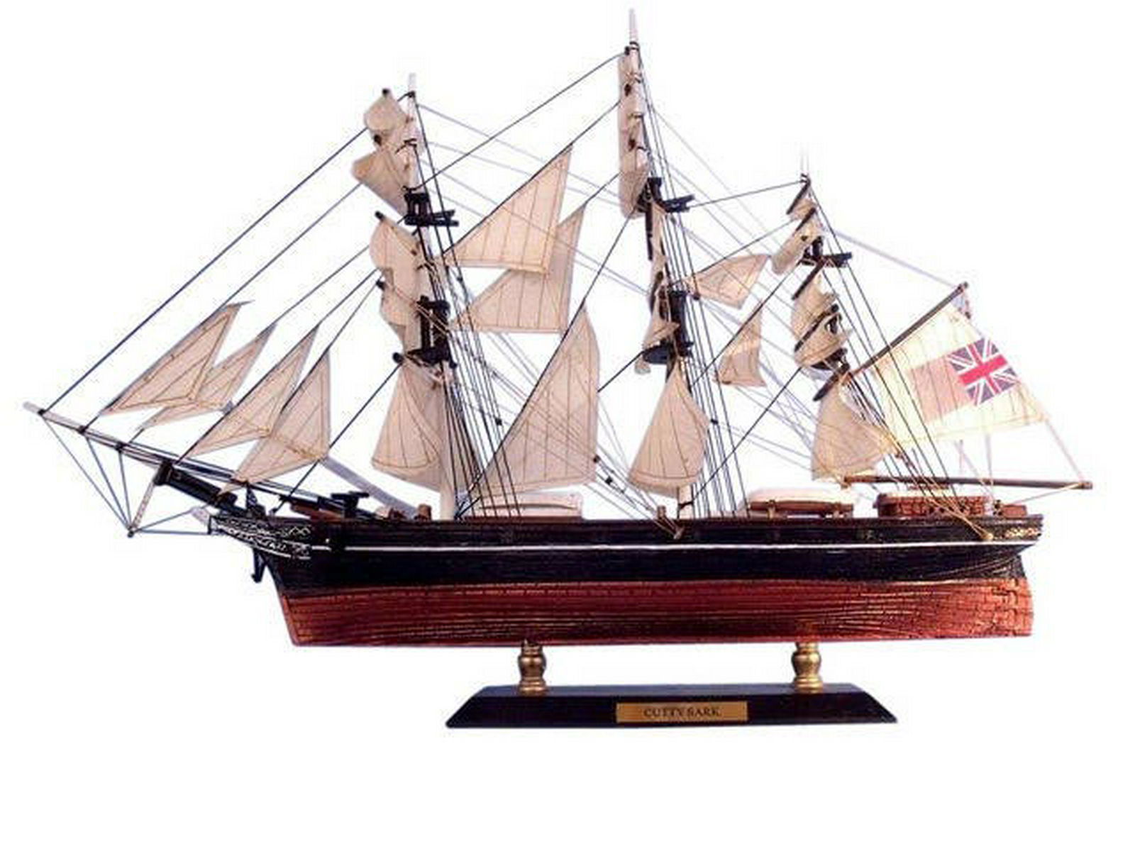Cutty Sark Limited Tall Model Clipper Ship 15in.: Cutty Sark Limited Tall Model Clipper Ship 15in. -- One of the fastest clipper ships of the late 19th?Century some say even the fastest of its kind the?Cutty Sark?was an impressive vessel in the tea t