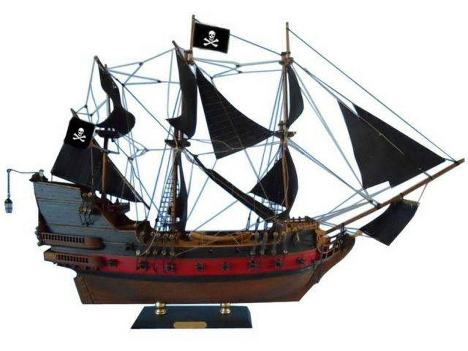 Black Pearl Pirates of the Caribbean Limited Model Ship: Black Pearl Pirates of the Caribbean Limited Model Ship 24in. - Black Sails -- Search for lost treasure as you set sail for adventure on the high seas aboard this scale tall model ship replica of the