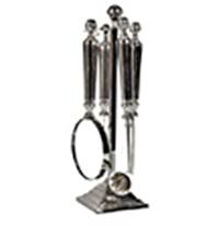 Set of 4: Magnifier Letter Opener Bottle Opener & Candl: Set of 4: Magnifier Letter Opener Bottle Opener & Candle Snuffer -- This product features aluminum construction magnifying glass letter opener bottle opener and a candle snuffer. It makes for the perf
