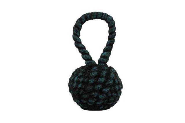 Seaworn Blue Cast Iron Sailors Knot Door Stopper 10in.: Seaworn Blue Cast Iron Sailors Knot Door Stopper 10in. -- Weight:?4 LB Box Dimensions:?8in. x 5in. x 12in. (L x W x H) #21ST29732
