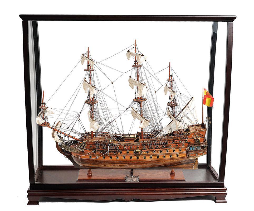 San Felipe Large With Table Top Display Case: San Felipe Large With Table Top Display Case -- Are you looking for a perfect display combination? Our San Felipe 37? model and tabletop display case combo will sure to set your home or office apart!