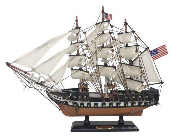 Wooden USS Constitution Limited Tall Ship Model 15in.: Wooden USS Constitution Limited Tall Ship Model 15in. -- Weight:?3 LB Box Dimensions:?16in. x 4in. x 14in. (L x W x H) #21ST29899