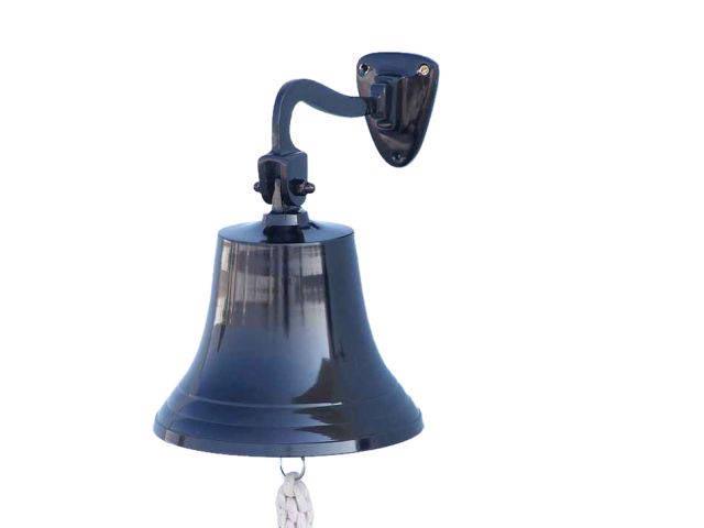 Oil Rubbed Bronze Hanging Ships Bell 11in.: Oil Rubbed Bronze Hanging Ships Bell 11in. -- Weight:?6 LB Box Dimensions:?9in. x 9in. x 12in. (L x W x H) #21ST29514