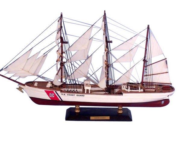 United States Coast Guard (USCG) Eagle Limited Tall Mod: United States Coast Guard (USCG) Eagle Limited Tall Model Ship 21in. -- The USCG?Eagle Limited 21in. is a replica of the only active active commissioned sailing vessel in the American Military Service