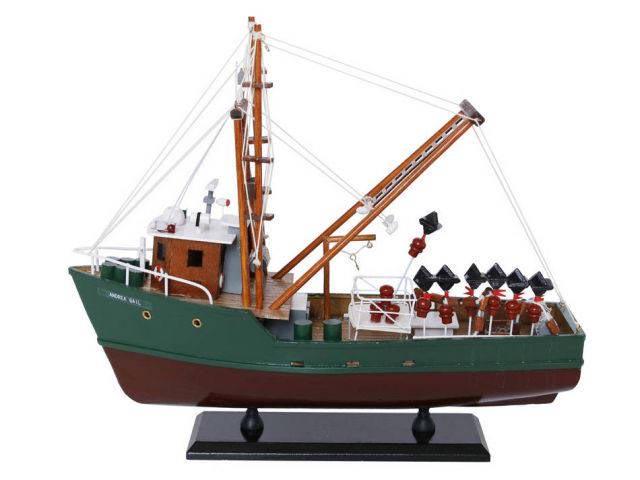 Wooden Andrea Gail - The Perfect Storm Model Boat 16in.: Wooden Andrea Gail - The Perfect Storm Model Boat 16in. -- Wooden Andrea Gail - The Perfect Storm Model Boat 16in. #21ST13845