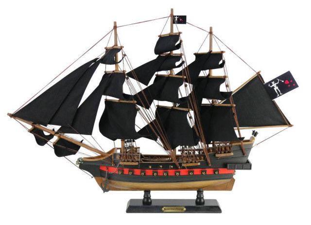 Wooden Blackbeards Queen Annes Revenge Black Sails Limi: Wooden Blackbeards Queen Annes Revenge Black Sails Limited Model Pirate Ship 26in. -- Search for lost treasure as you set sail for adventure on the high seas aboard this scale tall model ship replica