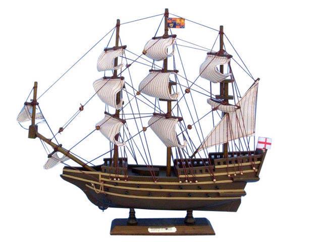 Wooden Sovereign of the Seas Tall Model Ship 14in.: Wooden Sovereign of the Seas Tall Model Ship 14in. -- Wooden Sovereign of the Seas Tall Model Ship 14in. #21ST50353