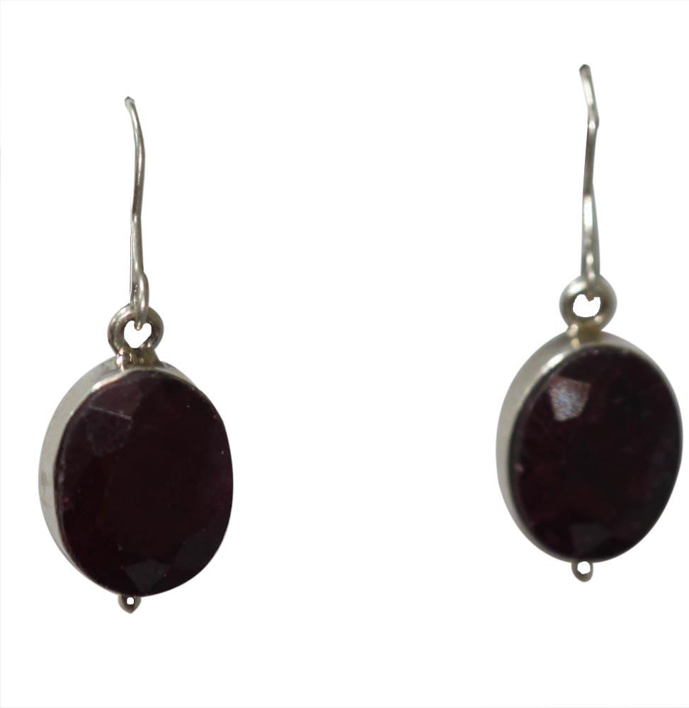 14.50 CTW RUBY EARRINGS .925 STERLING SILVER: 14.50 CTW RUBY EARRINGS .925 STERLING SILVER -- 14.50 CTW RUBY EARRINGS .925 STERLING SILVER #21ST45444