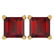Certified 6.00Ctw Genuine Garnet 14K Yellow Gold Stud E