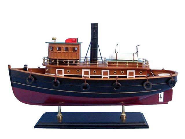 Wooden River Rat Tugboat Model: Wooden River Rat Tugboat Model -- Wooden River Rat Tugboat Model #21ST94726