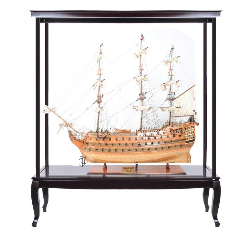 HMS Victory 56 XL With Display Case XL No Glass": HMS Victory 56" XL With Display Case XL No Glass -- Are you looking for a perfect display combination? Our HMS Victory 56? model and display case combo will sure to set your home or office apart! The