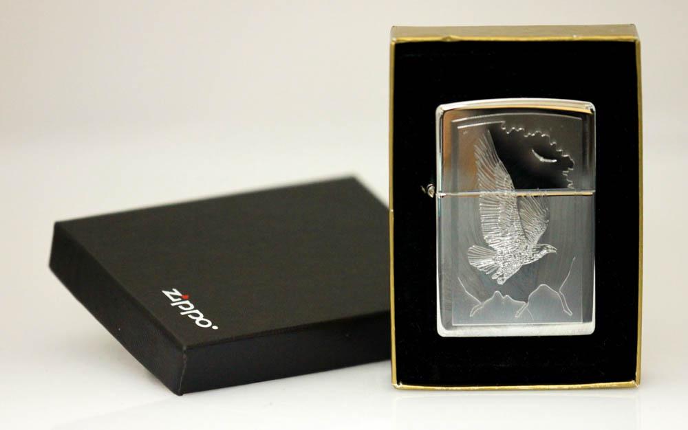 GENUINE ZIPPO BALD EAGLE LIGHTER MADE IN U.S.A: GENUINE ZIPPO BALD EAGLE LIGHTER MADE IN U.S.A -- GENUINE ZIPPO BALD EAGLE LIGHTER MADE IN U.S.A #21ST25750