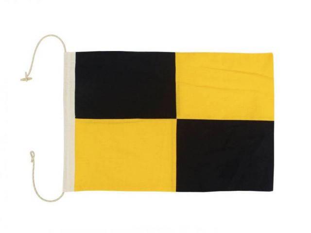 Letter L Cloth Nautical Alphabet Flag Decoration 20in.: Letter L Cloth Nautical Alphabet Flag Decoration 20in. -- Letter L Cloth Nautical Alphabet Flag Decoration 20in. #21ST19389