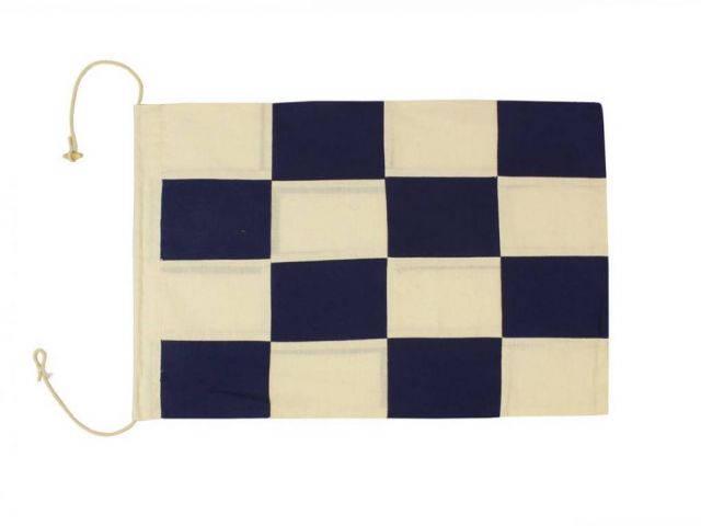 Letter N Cloth Nautical Alphabet Flag Decoration 20in.: Letter N Cloth Nautical Alphabet Flag Decoration 20in. -- Letter N Cloth Nautical Alphabet Flag Decoration 20in. #21ST19391