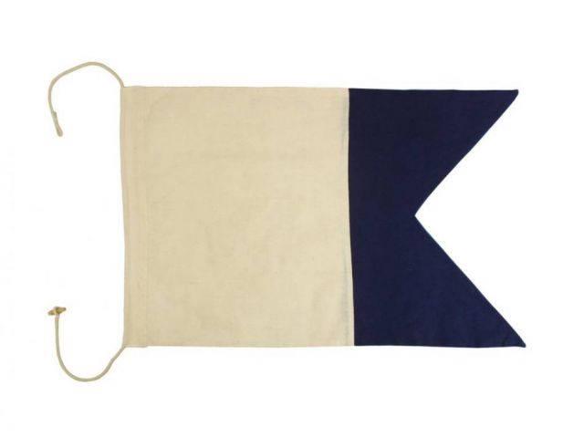 Letter A Cloth Nautical Alphabet Flag Decoration 20in.: Letter A Cloth Nautical Alphabet Flag Decoration 20in. -- Letter A Cloth Nautical Alphabet Flag Decoration 20in. #21ST19378