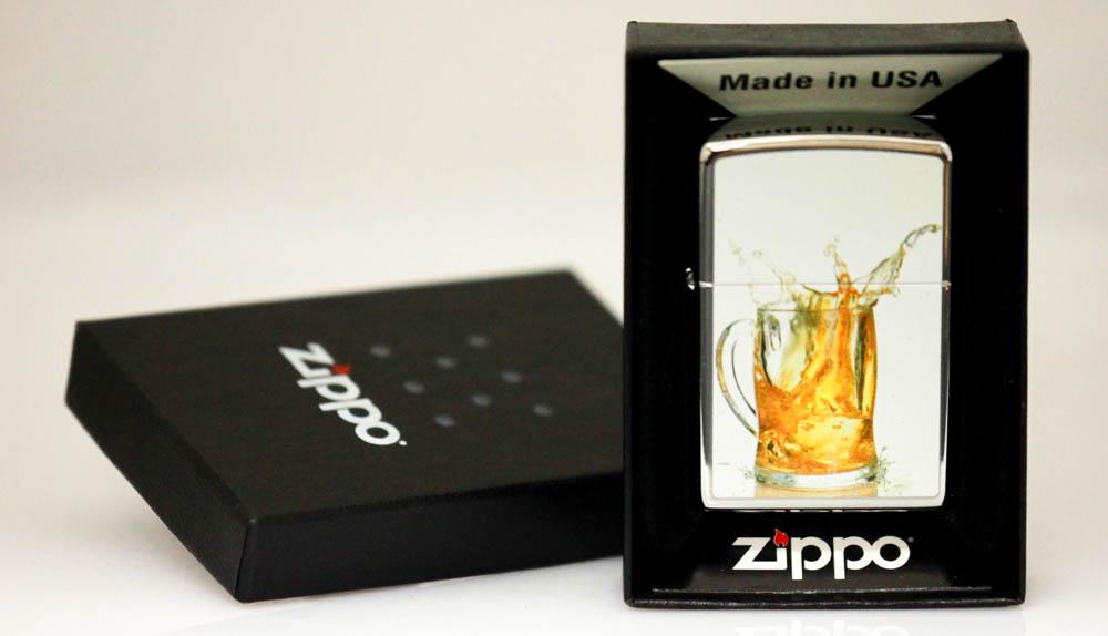 GENUINE ZIPPO LIGHTER BEER" MADE IN U.S.A": GENUINE ZIPPO LIGHTER "BEER" MADE IN U.S.A -- GENUINE ZIPPO LIGHTER "BEER" MADE IN U.S.A #21ST25732