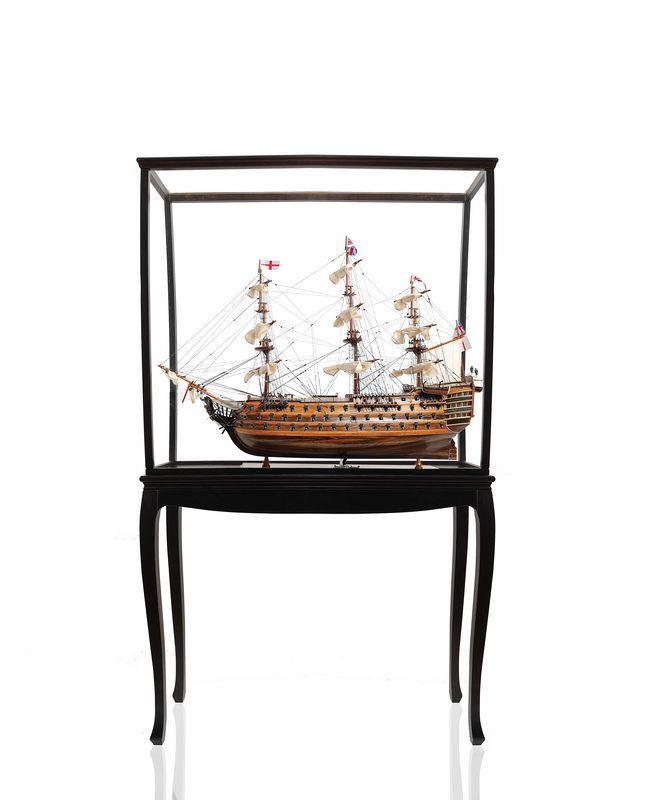HMS Victory Large With Floor Display Case: HMS Victory Large With Floor Display Case -- Are you looking for a perfect display combination? Our HMS Victory 37? model and floor display case combo will sure to set your home or office apart! The M