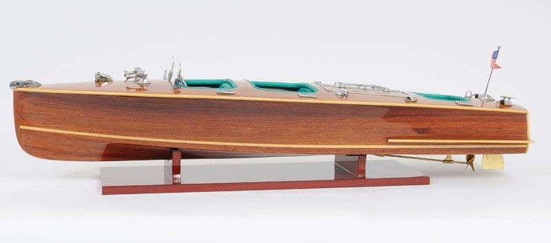Chris Craft Triple Cockpit L80: Chris Craft Triple Cockpit L80 -- This is a beautiful 100% handcrafted mahogany Chris Craft model. It take hundreds of hours to build by skillful and creative master craftsmen. Contains hundreds of be