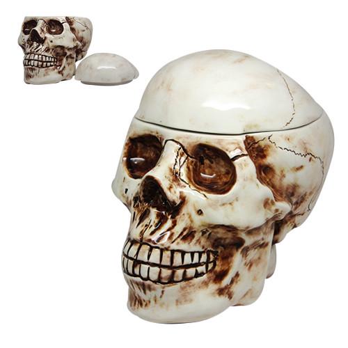 SKULL COOKIE JAR: SKULL COOKIE JAR -- SKULL COOKIE JAR C/6 #21ST45759