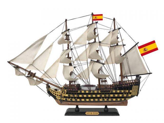 Santisima Trinidad Tall Ship Model 24in.: Santisima Trinidad Tall Ship Model 24in. -- Santisima Trinidad Tall Ship Model 24in. #21ST42160