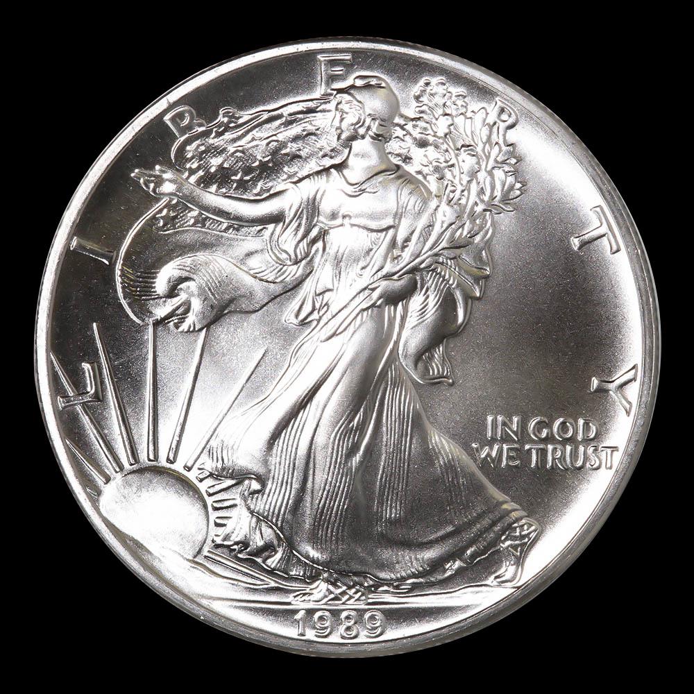 1989 1 oz Silver American Eagle BU