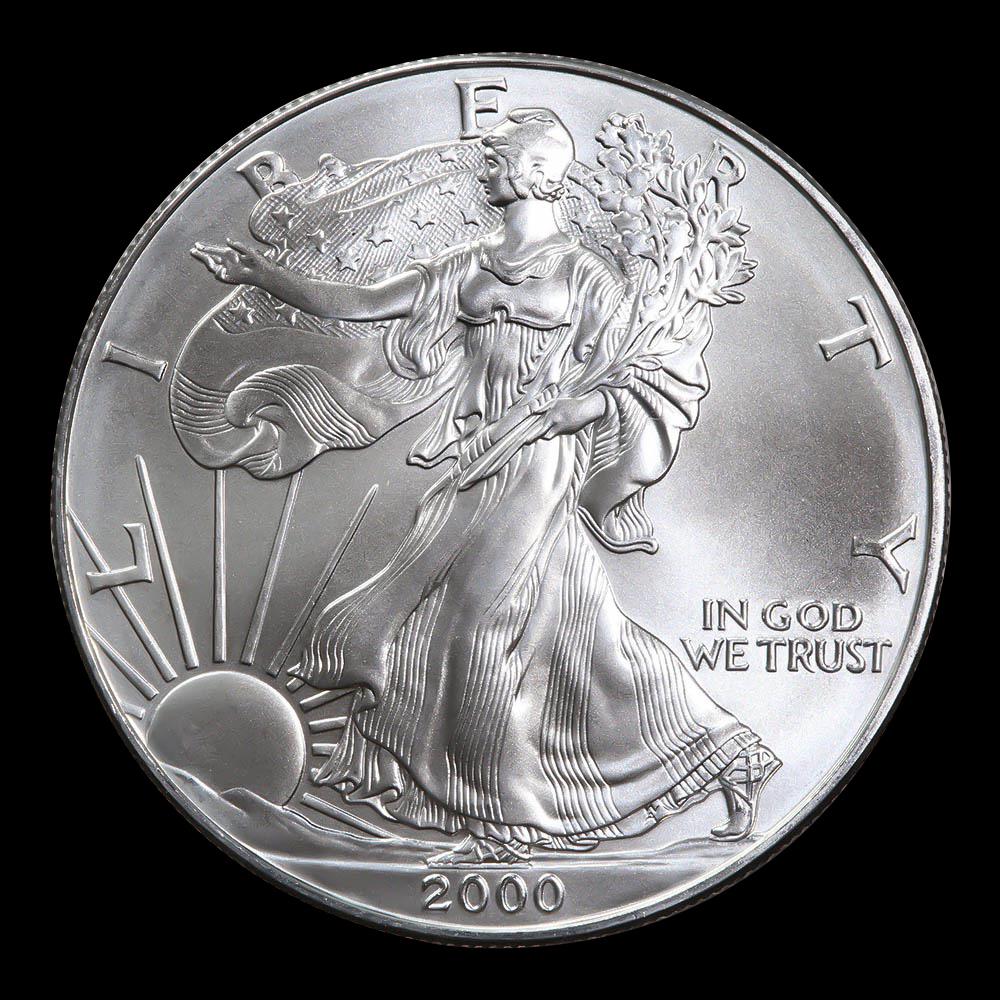 2000 1 oz Silver American Eagle BU