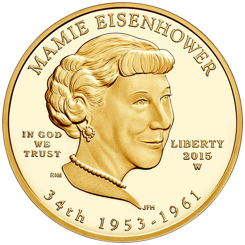 First Spouse 2015 Mamie Eisenhower Proof