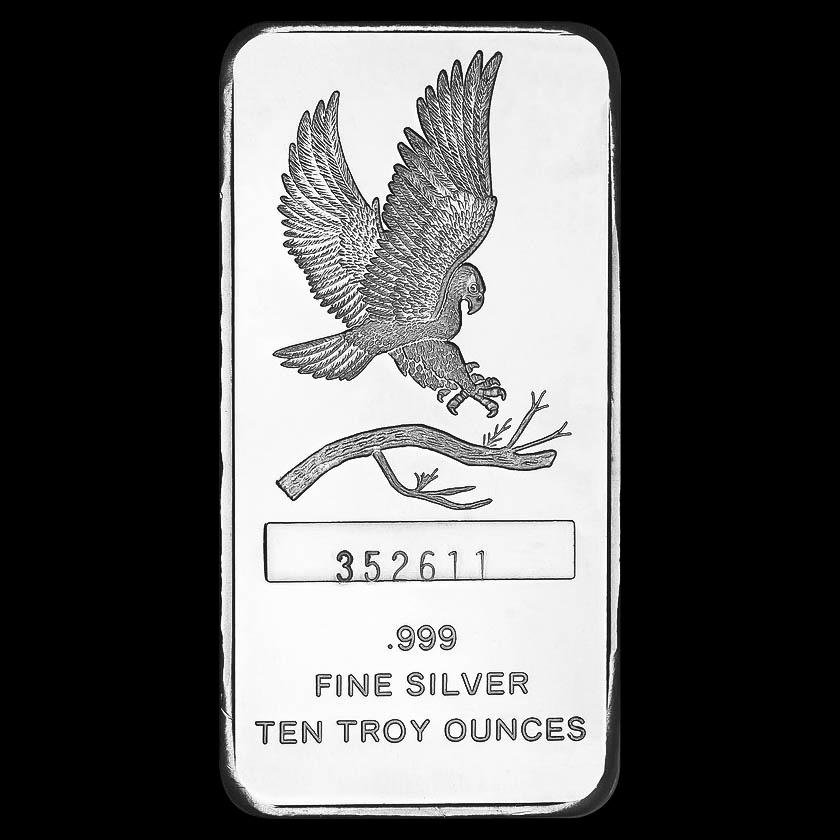 SilverTowne 10 oz Silver Bar - Eagle Design
