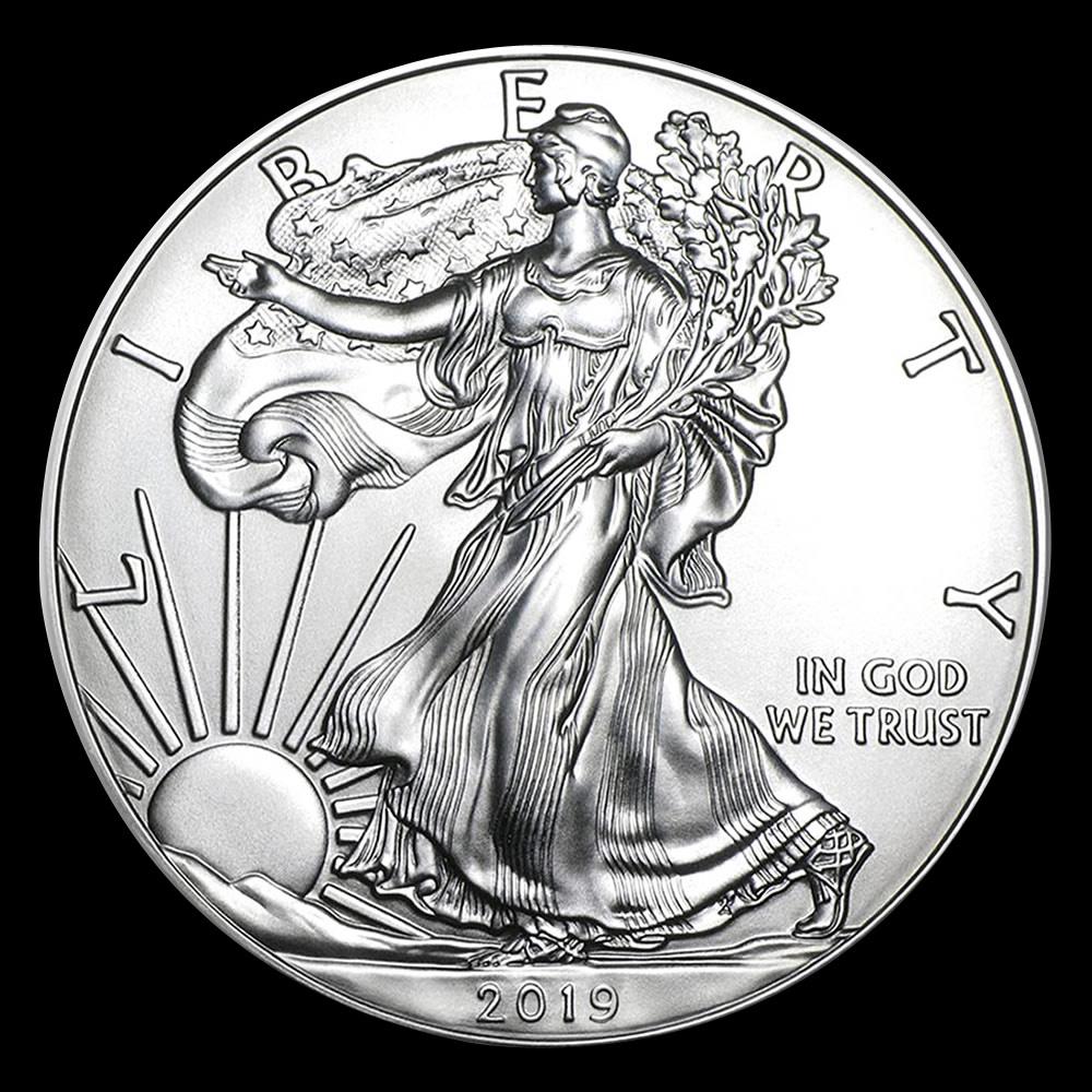 2019 1 oz Silver American Eagle BU