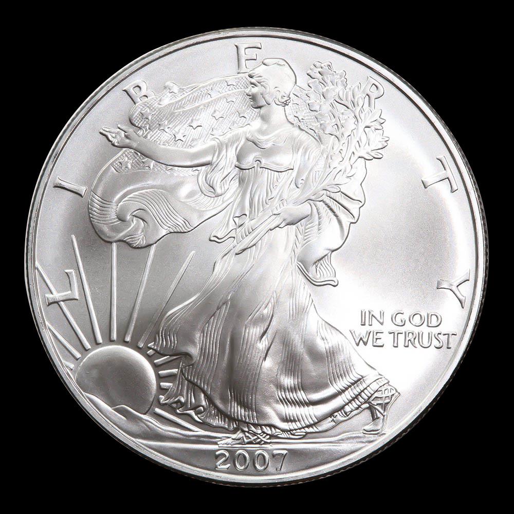 2007 1 oz Silver American Eagle BU