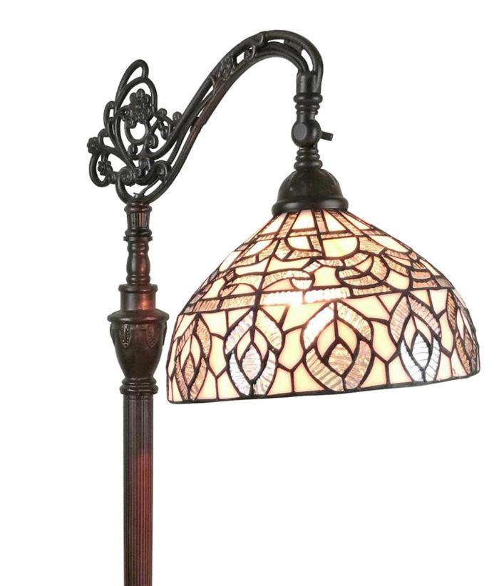 PEACOCK DESIGN FLOOR READING LAMP